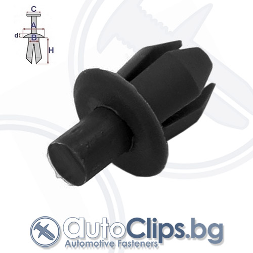 Щипка дюбел за Seat Alhambra 01-10 Щипка дюбел за Seat Alhambra 01-10