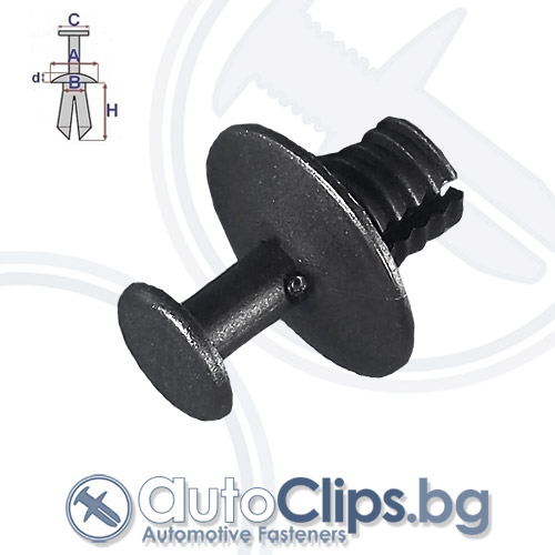 Щипка дюбел за MINI Cooper One 00-06 Щипка дюбел за MINI Cooper One 00-06