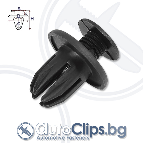 Щипка дюбел за MINI Cooper One 06-10 Щипка дюбел за MINI Cooper One 06-10