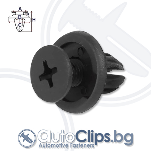 Щипка дюбел за MINI Cooper One 06-10 Щипка дюбел за MINI Cooper One 06-10