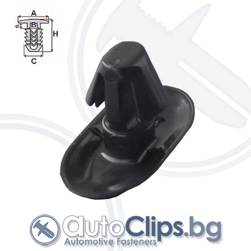 Копка щипка за Peugeot 307 05-08 Копка щипка за Peugeot 307 05-08