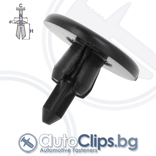 Щипка дюбел за Toyota Camry 06-11 Щипка дюбел за Toyota Camry 06-11