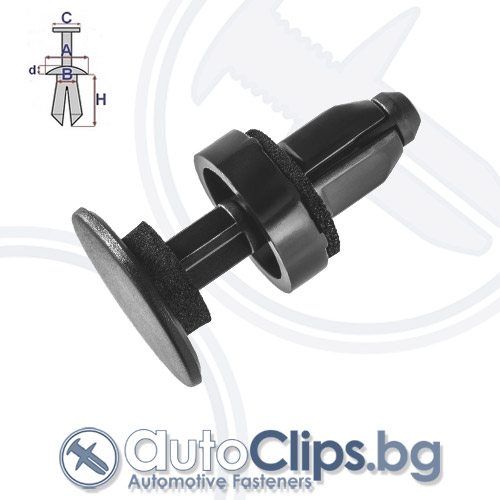 Щипка дюбел за Honda Civic 95-00 Щипка дюбел за Honda Civic 95-00