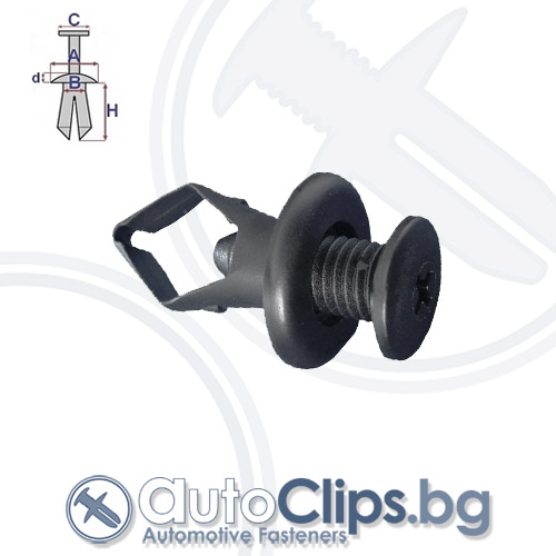 Щипка дюбел за Hyundai Tuscon 04-10 Щипка дюбел за Hyundai Tuscon 04-10