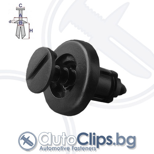 Щипка дюбел за Nissan Note 04-13 Щипка дюбел за Nissan Note 04-13