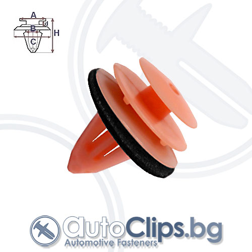 Копка щипка за Nissan Note 04-13 Копка щипка за Nissan Note 04-13