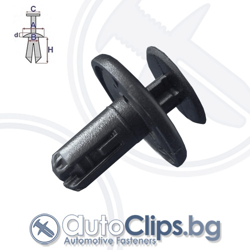 Щипка дюбел за Toyota Yaris 05-11 Щипка дюбел за Toyota Yaris 05-11