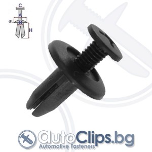 Щипка дюбел за Toyota Yaris 99-05