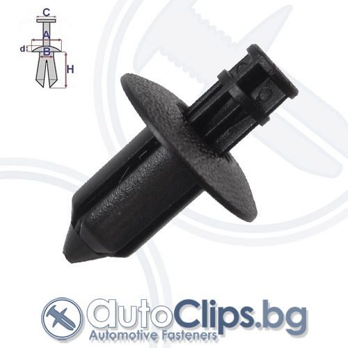 Щипка дюбел за Volvo S80 99-07 Щипка дюбел за Volvo S80 99-07